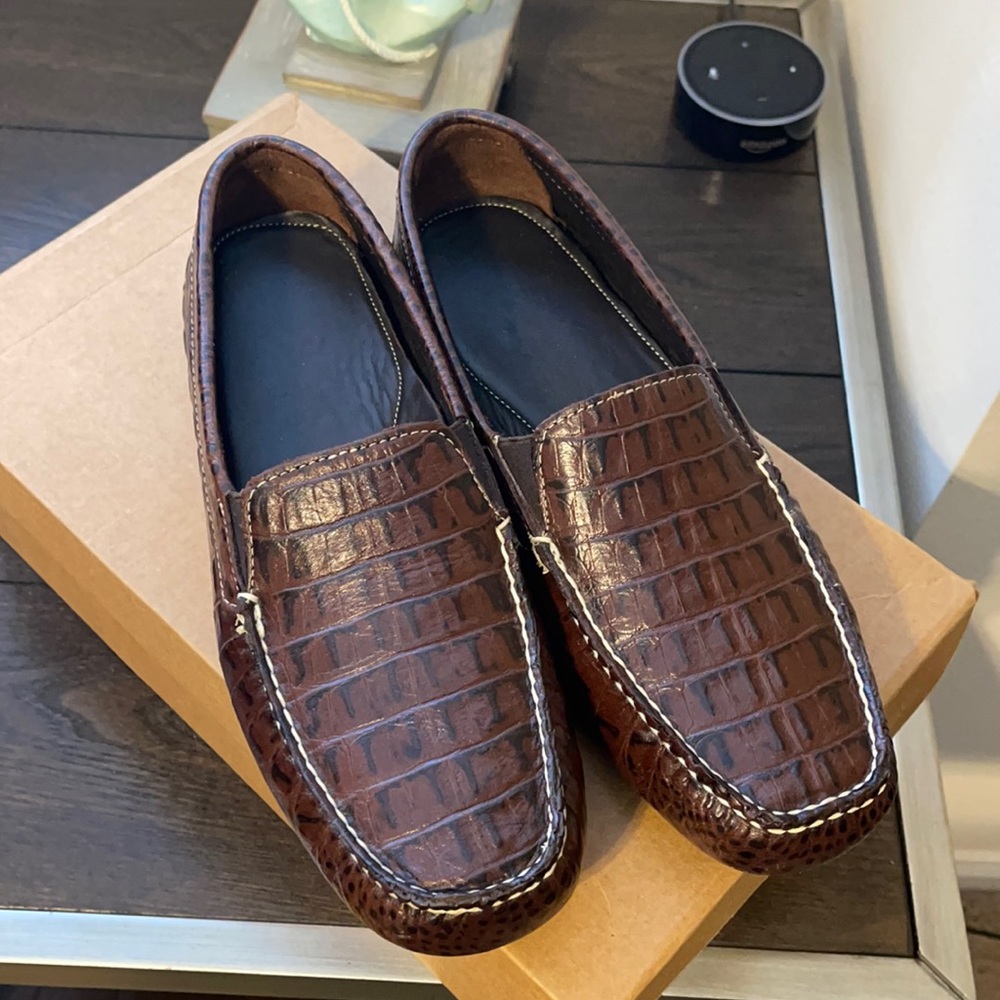 David Spenser Cortez Twin Gore Driver Loafer.